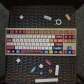 Retro HongKong Style 104+51 Full PBT Dye-subbed Keycaps Set for Cherry MX Mechanical Gaming Keyboard